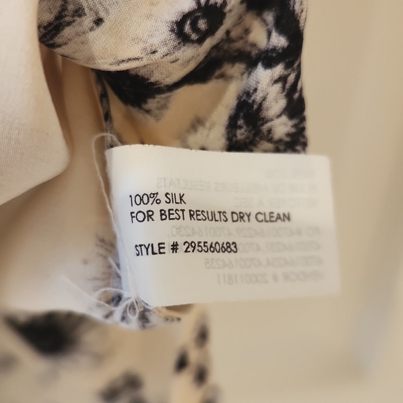 CLUB MONACO SILK BLOUSE - Picture 7 of 10